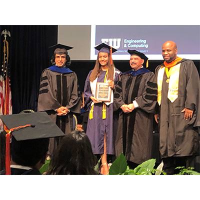 CMA Engineering Intern Graduates With Award