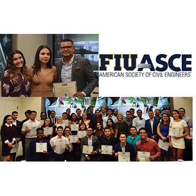 ASCE FIU Student Chapter Board and Member Induction Ceremony