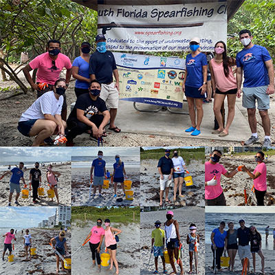 CMA Staff Volunteer at Coastal Cleanup