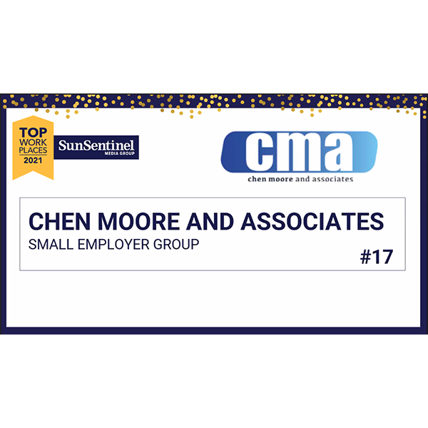 CMA Ranked #17 in Sun Sentinel Top Workplace