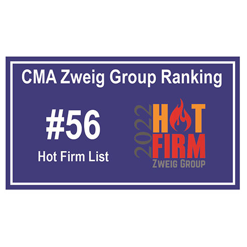 CMA Ranks in Hot Firms List