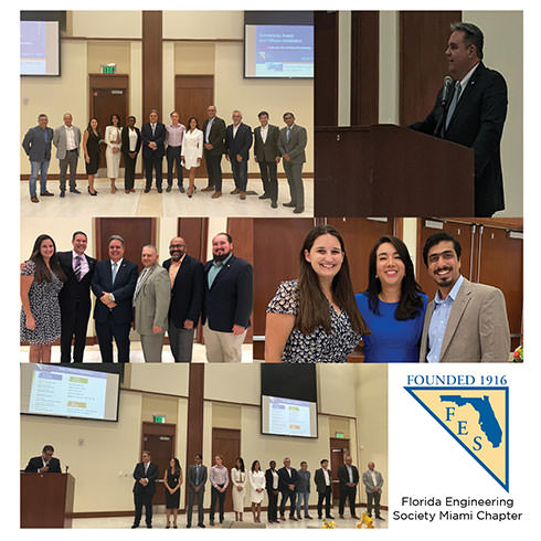 CMA Executive VP Jose L. Acosta, P.E., F.ASCE Installed as FES Miami Chapter President