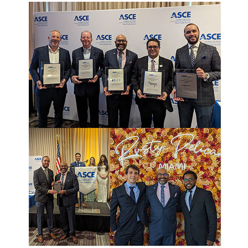 CMA Project Wins Award at ASCE Miami-Dade Branch Annual Awards and Installation Banquet