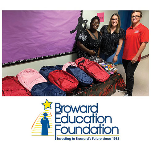 CMA Staff Volunteered for Broward Education Foundation School Drive