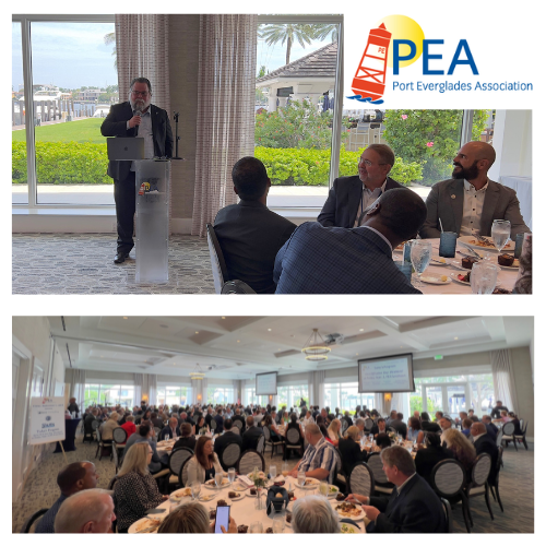 CMA Peter Moore Presented at the Port Everglades Association Luncheon