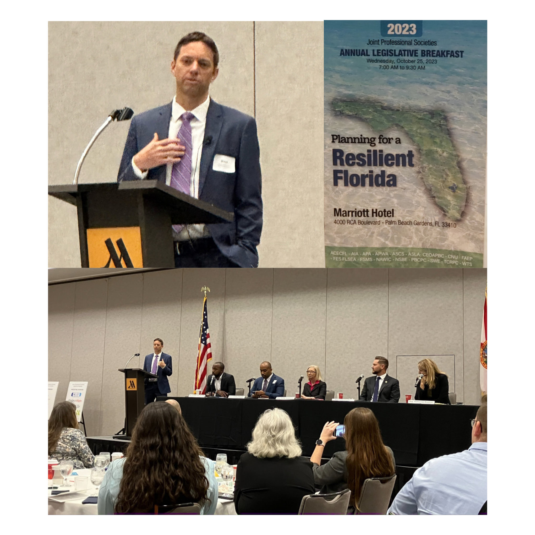 Brent Whitfield, P.E. Participated in the Joint Professional Societies Legislative Breakfast