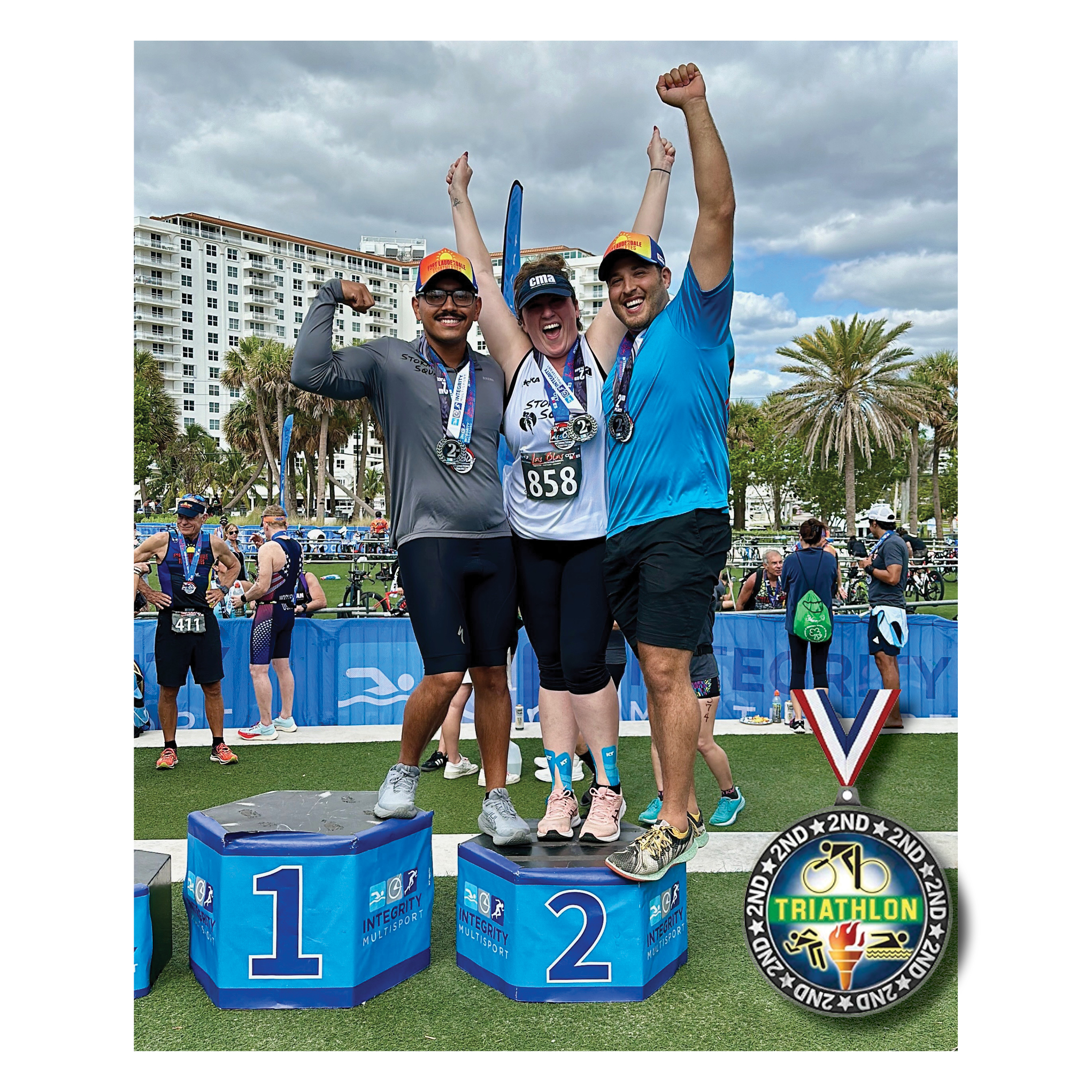 CMA Team Wins at the Las Olas Triathlon!