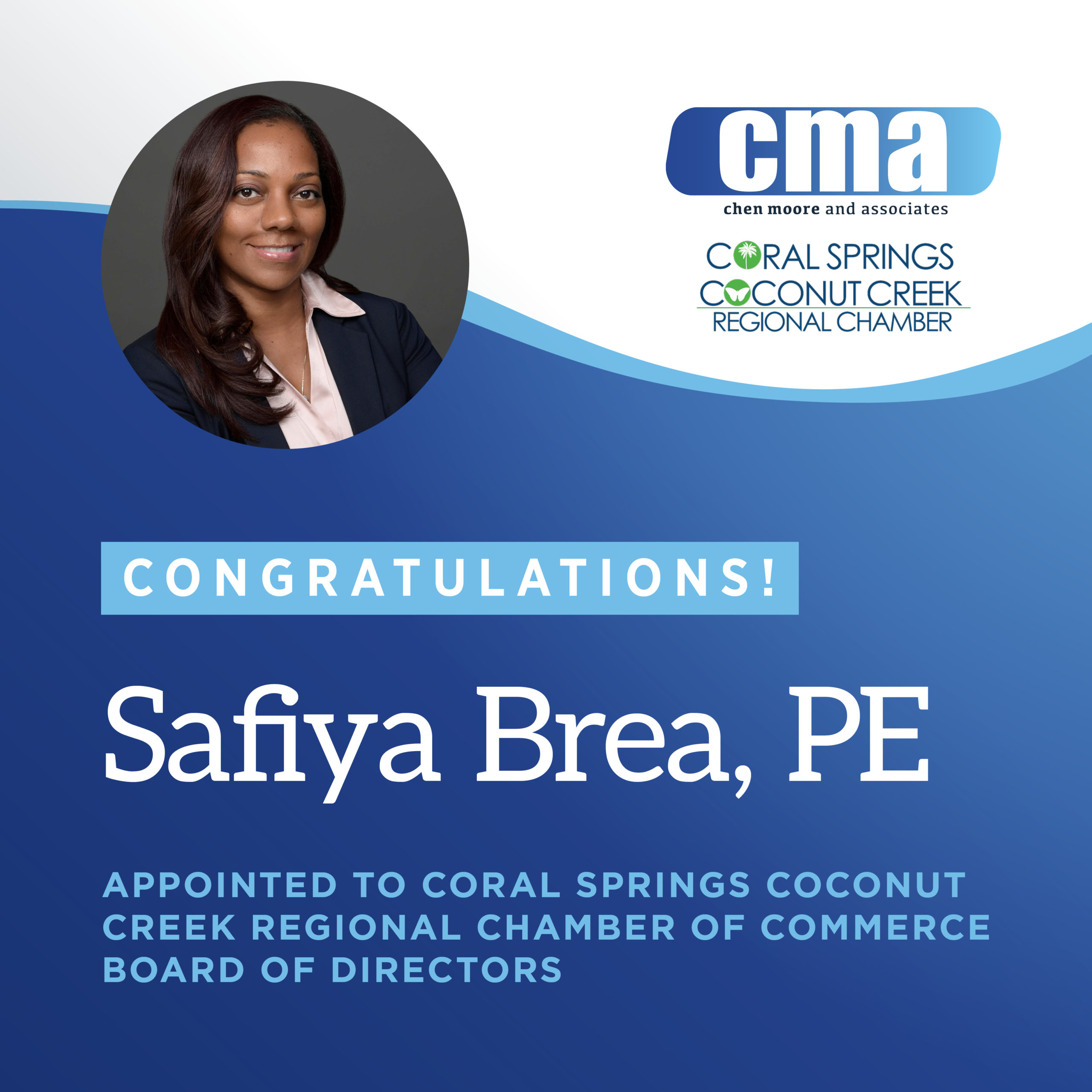 Safiya Brea Appointed to CSCC Regional Chamber of Commerce Board of Directors