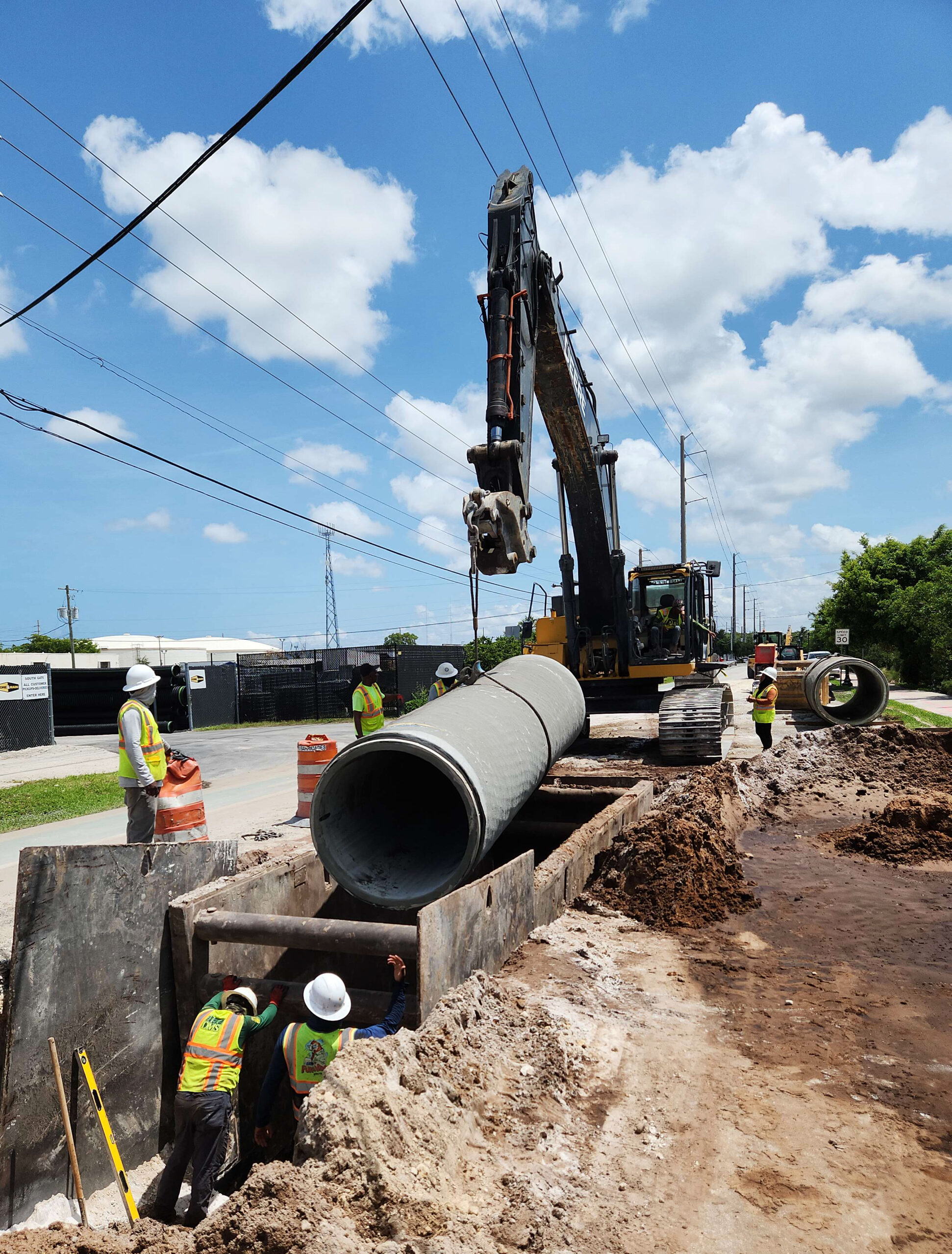 Prospect Lake Clean Water Center 54-Inch Product Pipeline